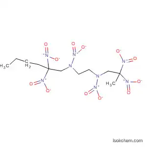 Molecular Structure of 188761-29-7 (1,2-Ethanediamine,
N-(2,2-dinitrohexyl)-N'-(2,2-dinitropropyl)-N,N'-dinitro-)
