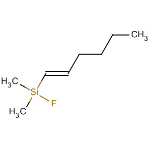 Molecular Structure of 188762-04-1 (Silane, fluoro-(1E)-1-hexenyldimethyl-)