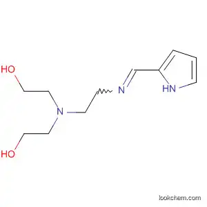 Molecular Structure of 188772-95-4 (Ethanol, 2,2'-[[2-[(1H-pyrrol-2-ylmethylene)amino]ethyl]imino]bis-)