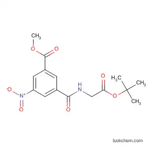 Molecular Structure of 188814-06-4 (Benzoic acid,
3-[[[2-(1,1-dimethylethoxy)-2-oxoethyl]amino]carbonyl]-5-nitro-, methyl
ester)