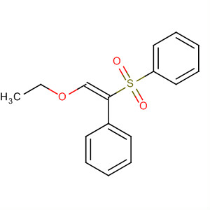 Benzene, [(2-ethoxy-1-phenylethenyl)sulfonyl]-, (E)-