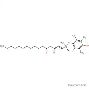 Molecular Structure of 188838-01-9 (1-Hexadecene-3,5-dione,
1-(3,4-dihydro-6-hydroxy-2,5,7,8-tetramethyl-2H-1-benzopyran-2-yl)-)