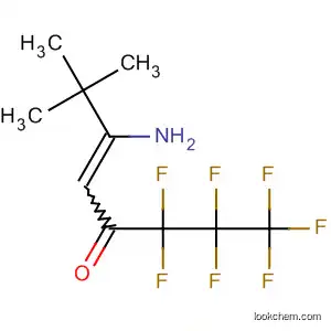 Molecular Structure of 188838-46-2 (5-Octen-4-one, 6-amino-1,1,1,2,2,3,3-heptafluoro-7,7-dimethyl-)