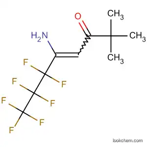 4-Octen-3-one, 5-amino-6,6,7,7,8,8,8-heptafluoro-2,2-dimethyl-
