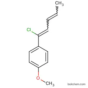 Benzene, 1-(1-chloro-1,3-pentadienyl)-4-methoxy-