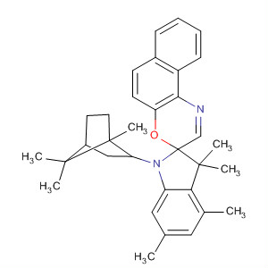 Spiro[2H-indole-2,3'-[3H]naphth[2,1-b][1,4]oxazine], 1,3-dihydro-3,3,4,6-tetramethyl-1-(1,7,7-trimethylbicyclo[2.2.1]hept-2-yl) -