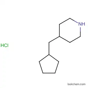 Molecular Structure of 188844-20-4 (4-(CyclopentylMethyl)piperidine Hydrochloride)