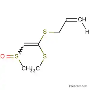 Molecular Structure of 188847-44-1 (1-Propene, 3-[[2-(methylsulfinyl)-1-(methylthio)ethenyl]thio]-, (Z)-)