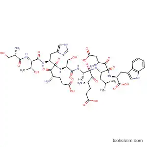 Molecular Structure of 188849-13-0 (L-Tryptophan,
L-seryl-L-threonyl-L-a-glutamyl-L-histidyl-L-seryl-L-a-glutamyl-L-alanyl-L-a-
aspartyl-L-leucyl-)