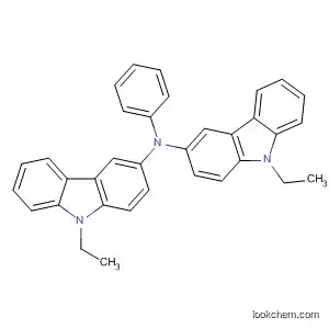 Molecular Structure of 188904-90-7 (9H-Carbazol-3-amine, 9-ethyl-N-(9-ethyl-9H-carbazol-3-yl)-N-phenyl-)