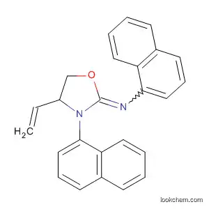 Molecular Structure of 189128-51-6 (1-Naphthalenamine,
N-[4-ethenyl-3-(1-naphthalenyl)-2-oxazolidinylidene]-)