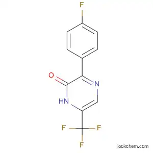 Molecular Structure of 189138-04-3 (2(1H)-Pyrazinone, 3-(4-fluorophenyl)-6-(trifluoromethyl)-)