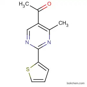 Molecular Structure of 189152-45-2 (Ethanone, 1-[4-methyl-2-(2-thienyl)-5-pyrimidinyl]-)