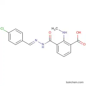 Molecular Structure of 189167-52-0 (Benzoic acid, 2-(methylamino)-, [(4-chlorophenyl)methylene]hydrazide,
(E)-)