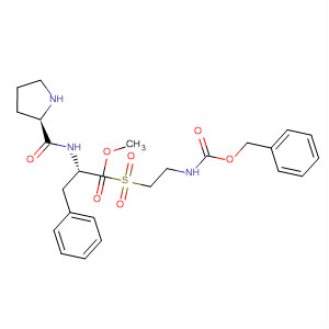 L-Phenylalanine, 1-[[2-[[(phenylmethoxy)carbonyl]amino]ethyl]sulfonyl]-L-prolyl-, methyl ester