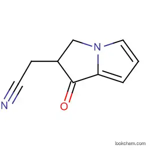 Molecular Structure of 189262-81-5 (1H-Pyrrolizine-2-acetonitrile, 2,3-dihydro-1-oxo-)