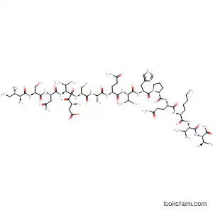 Molecular Structure of 189267-34-3 (L-Threonine,
L-isoleucyl-L-seryl-L-asparaginyl-L-a-aspartyl-L-valyl-L-cysteinyl-L-alanyl-L-
glutaminyl-L-valyl-L-histidyl-L-prolyl-L-glutaminyl-L-lysyl-L-valyl-)