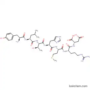 Molecular Structure of 189271-98-5 (L-Aspartic acid,
L-tyrosyl-L-leucyl-L-threonyl-L-histidyl-L-methionyl-L-arginyl-)