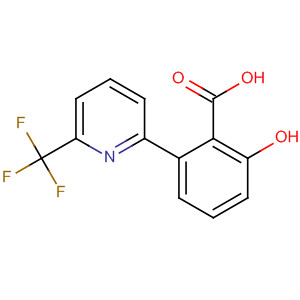 Molecular Structure of 189278-29-3 (Benzoic acid, 2-hydroxy-6-[6-(trifluoromethyl)-2-pyridinyl]-)