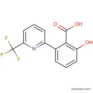 Molecular Structure of 189278-29-3 (Benzoic acid, 2-hydroxy-6-[6-(trifluoromethyl)-2-pyridinyl]-)