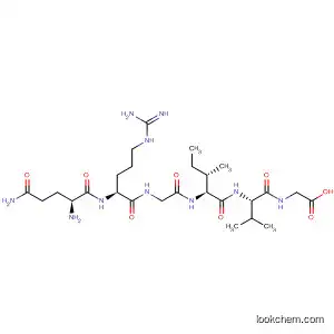 Molecular Structure of 189308-30-3 (Glycine, L-glutaminyl-L-arginylglycyl-L-isoleucyl-L-valyl-)
