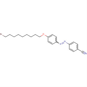 Molecular Structure of 189498-09-7 (Benzonitrile, 4-[[4-[(9-bromononyl)oxy]phenyl]azo]-)