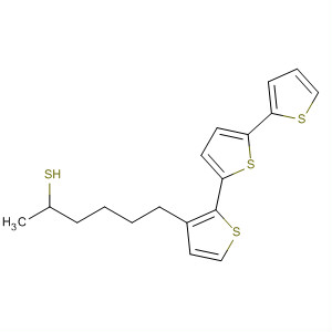 Molecular Structure of 189498-28-0 ([2,2':5',2''-Terthiophene]-5-hexanethiol)
