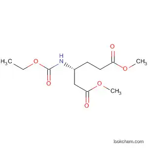 Molecular Structure of 189504-08-3 (Hexanedioic acid, 3-[(ethoxycarbonyl)amino]-, dimethyl ester, (R)-)