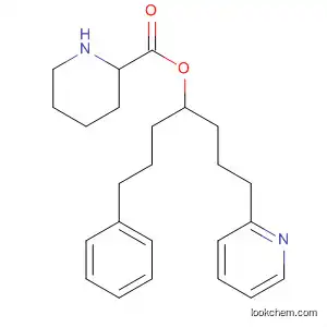 Molecular Structure of 189754-04-9 (2-Piperidinecarboxylic acid, 1-(3-phenylpropyl)-4-(2-pyridinyl)butyl
ester, (2S)-)