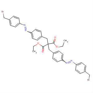 Propanedioic acid, bis[[4-[[4-(bromomethyl)phenyl]azo]phenyl]methyl]-, diethyl ester