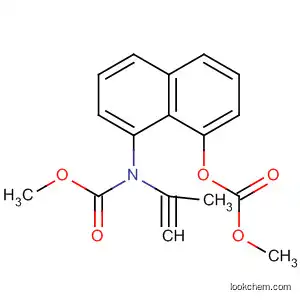 Molecular Structure of 189937-05-1 (Carbonic acid, 8-[(methoxycarbonyl)-2-propynylamino]-2-naphthalenyl
methyl ester)