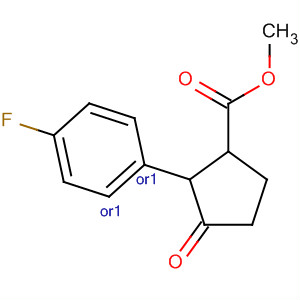 Cyclopentanecarboxylic acid, 2-(4-fluorophenyl)-3-oxo-, methyl ester, (1R,2R)-rel-