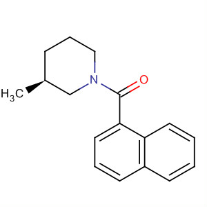 Molecular Structure of 190275-96-8 (Piperidine, 3-methyl-1-(1-naphthalenylcarbonyl)-, (S)-)