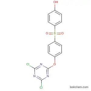 Molecular Structure of 190277-73-7 (Phenol, 4-[[4-[(4,6-dichloro-1,3,5-triazin-2-yl)oxy]phenyl]sulfonyl]-)