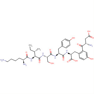 Molecular Structure of 190393-39-6 (L-Tyrosine, L-lysyl-L-isoleucyl-L-seryl-L-tyrosyl-L-a-aspartyl-)