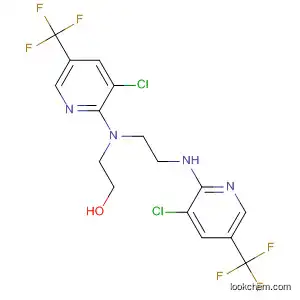 Molecular Structure of 190437-61-7 (2-[[3-CHLORO-5-(TRIFLUOROMETHYL)-2-PYRIDINYL](2-([3-CHLORO-5-(TRIFLUOROMETHYL)-2-PYRIDINYL]AMINO)ETHYL)AMINO]-1-ETHANOL)