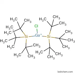 Molecular Structure of 192053-30-8 (Gallium, chlorobis[tris(1,1-dimethylethyl)silyl]-)