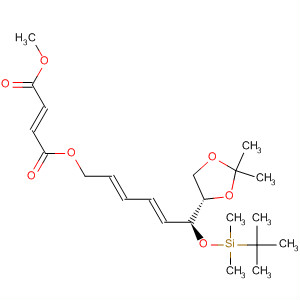 2-Butenedioic acid, (2E,4E,6S)-6-[(4S)-2,2-dimethyl-1,3-dioxolan-4-yl]-6-[[(1,1-dimethylethyl )dimethylsilyl]oxy]-2,4-hexadienyl methyl ester, (2Z)-