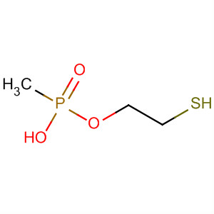 Molecular Structure of 192386-53-1 (Phosphonic acid, methyl-, mono(2-mercaptoethyl) ester)