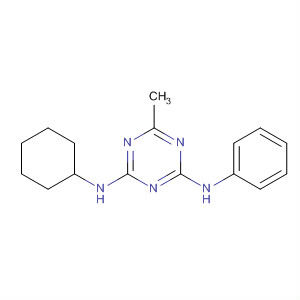 Molecular Structure of 192387-82-9 (1,3,5-Triazine-2,4-diamine, N-cyclohexyl-6-methyl-N'-phenyl-)