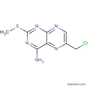 Molecular Structure of 192587-20-5 (4-Pteridinamine, 6-(chloromethyl)-2-(methylthio)-)