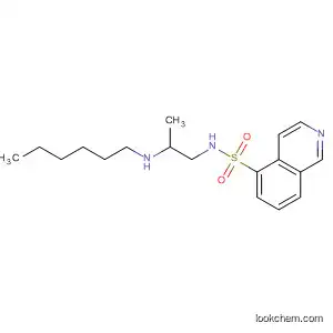Molecular Structure of 192712-47-3 (5-Isoquinolinesulfonamide, N-[2-(hexylamino)propyl]-)