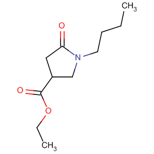 Molecular Structure of 192717-78-5 (3-Pyrrolidinecarboxylic acid, 1-butyl-5-oxo-, ethyl ester)