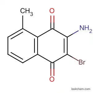 Molecular Structure of 192718-98-2 (1,4-Naphthalenedione, 3-amino-2-bromo-5-methyl-)