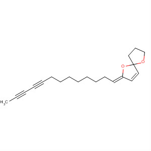 Molecular Structure of 192724-45-1 (1,6-Dioxaspiro[4.4]non-3-ene, 2-(9,11-tridecadiynylidene)-, (Z)-)