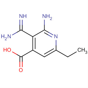 Molecular Structure of 192724-67-7 (4-Pyridinecarboxylic acid, 2-amino-3-(aminoiminomethyl)-6-ethyl-)