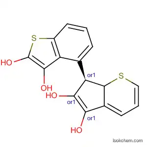 Molecular Structure of 192725-10-3 (3,4-Dibenzothiophenediol, 3,4-dihydro-, cis-)