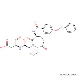 Molecular Structure of 192756-89-1 (Butanoic acid,
3-[[[(1S,9S)-octahydro-6,10-dioxo-9-[[4-(phenylmethoxy)benzoyl]amino]
-6H-pyridazino[1,2-a][1,2]diazepin-1-yl]carbonyl]amino]-4-oxo-, (3S)-)