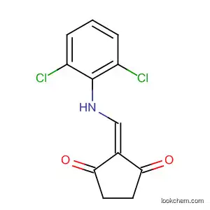 Molecular Structure of 192765-16-5 (1,3-Cyclopentanedione, 2-[[(2,6-dichlorophenyl)amino]methylene]-)