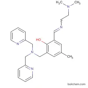 Molecular Structure of 192819-70-8 (Phenol,
2-[[bis(2-pyridinylmethyl)amino]methyl]-6-[[[2-(dimethylamino)ethyl]imino
]methyl]-4-methyl-)